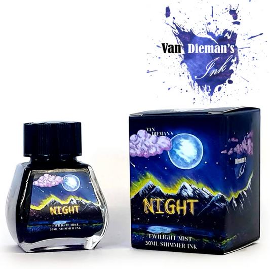 Van Dieman's Night Fountain Pen Ink - Twilight Mist