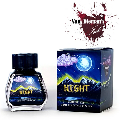 Van Dieman's Night Fountain Pen Ink - Vampire Bat