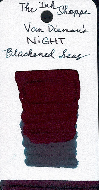 Van Dieman's Night Fountain Pen Ink - Blackened Seas