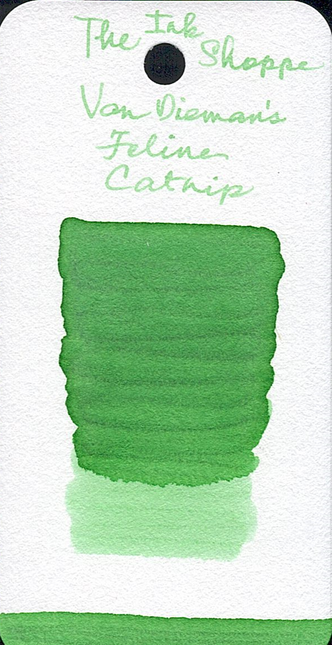 Van Dieman's Feline Fountain Pen Ink - Catnip