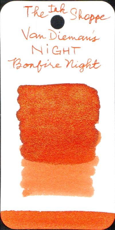 Van Dieman's Night Fountain Pen Ink - Bonfire Night