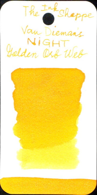 Van Dieman's Night Fountain Pen Ink - Golden Orb Web