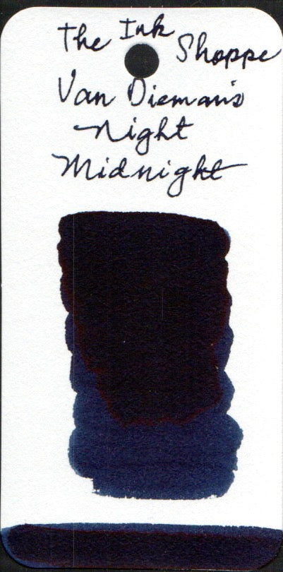 Van Dieman's Night Fountain Pen Ink - Midnight