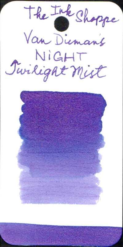 Van Dieman's Night Fountain Pen Ink - Twilight Mist