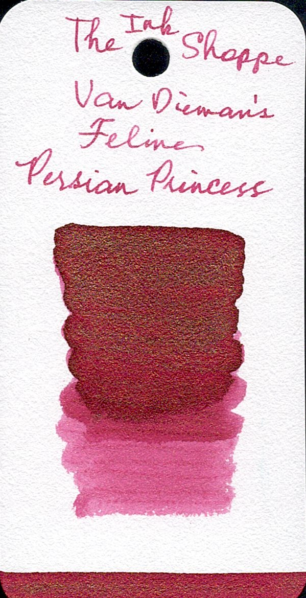 Van Dieman's Feline Fountain Pen Ink - Persian Princess