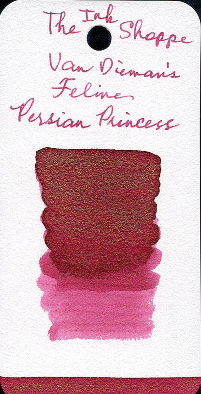 Van Dieman's Feline Fountain Pen Ink - Persian Princess