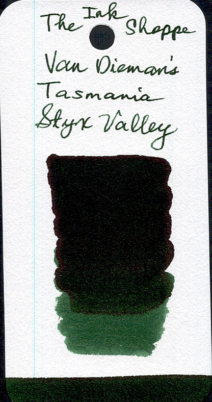 Van Dieman's Tasmania Fountain Pen Ink - Styx Valley