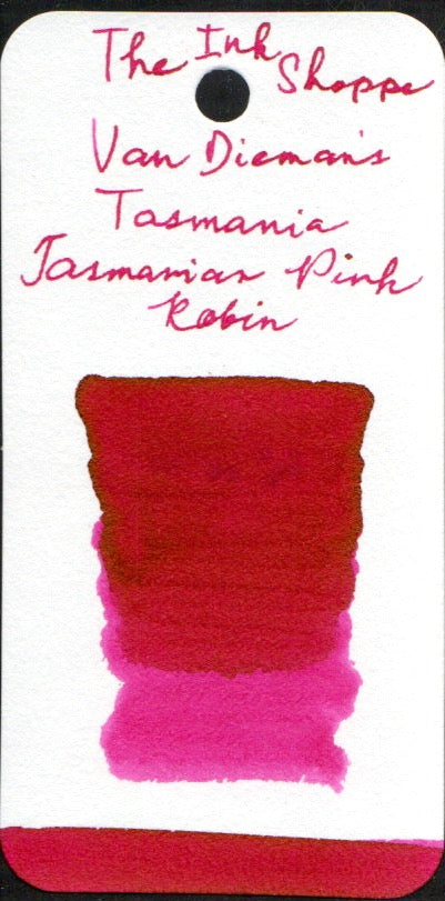 Van Dieman's Tasmania Fountain Pen Ink - Tasmanian Pink Robin