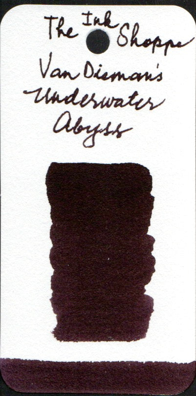 Van Dieman's Underwater Fountain Pen Ink - Abyss - The Ink Shoppe Philippines