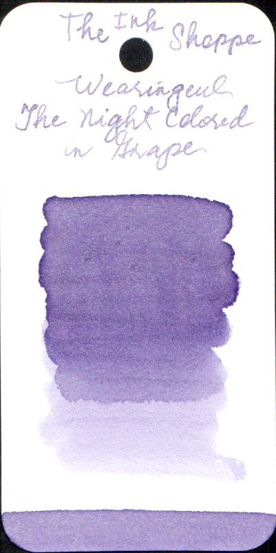 Wearingeul Korean Literature Fountain Pen Ink - The Night Coloured in Grape - The Ink Shoppe Philippines