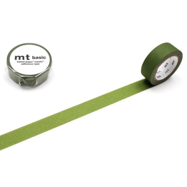 MT BASIC Washi Tape MATTE Colors - FULL ROLL