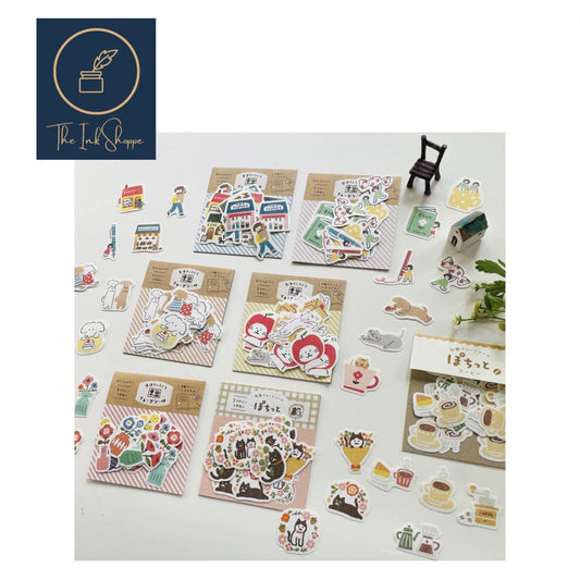 Furukawa Washi Flake Stickers Paper Marche Series