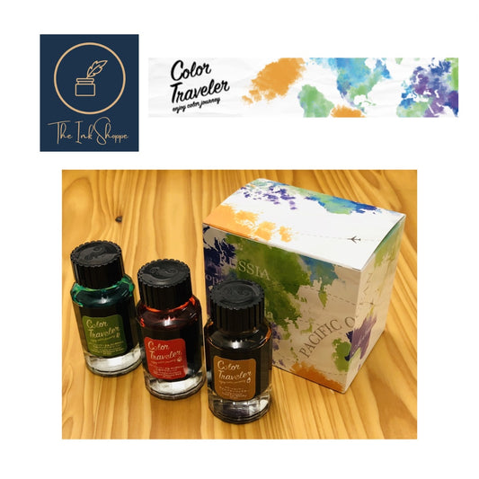 Color Traveler Enjoy Color Journey Fountain Pen Ink Samples (3mL)