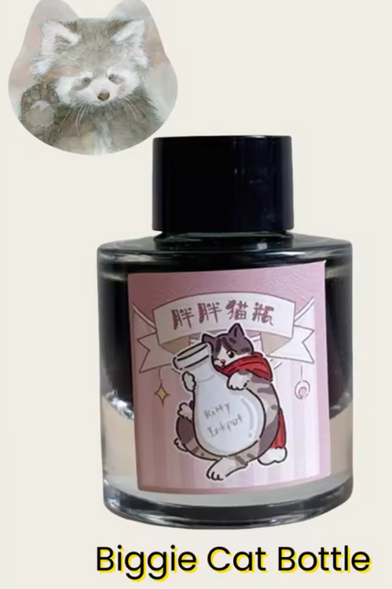 Kitty Inkpot Fountain Pen Ink Full Bottle