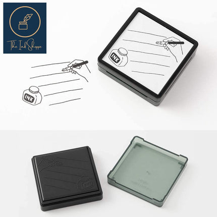 Midori Self-Inked Paintable Planner Stamp - Memo