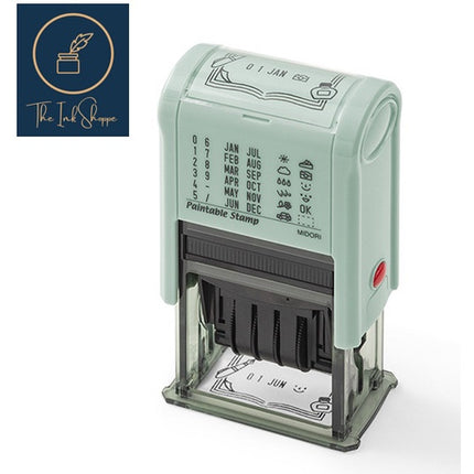 Midori Paintable Self-Inked Rotating Date Stamp - Stationery