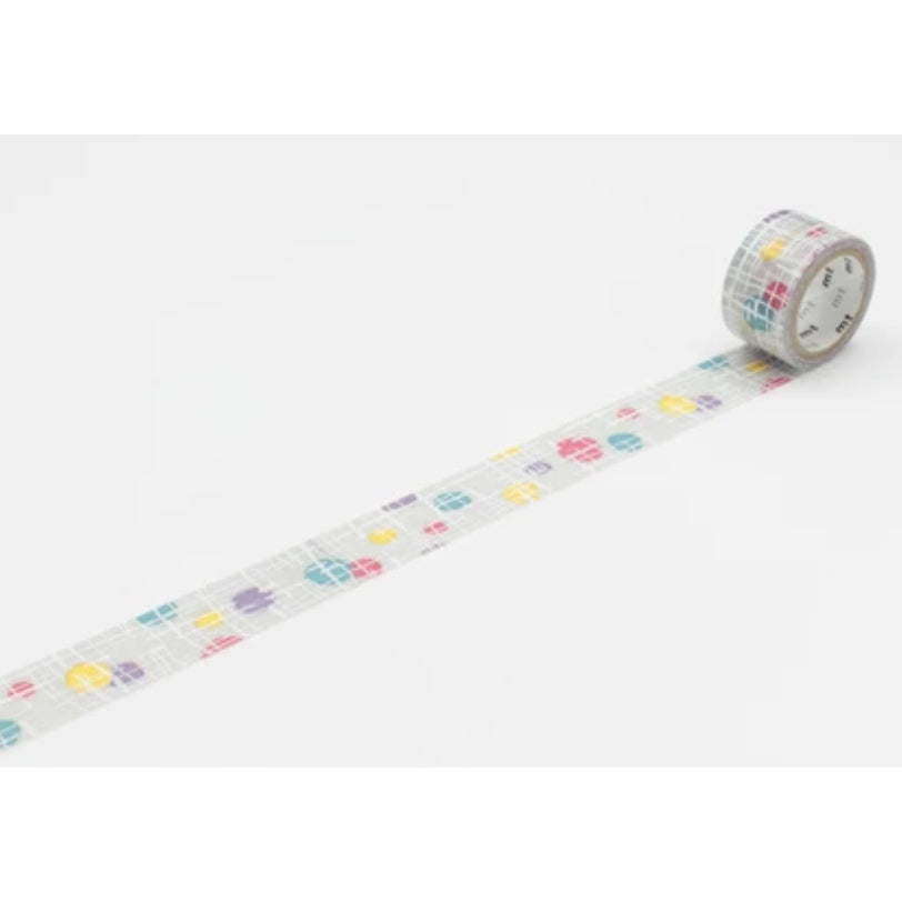 MT Fab Washi Tape FULL ROLL - Dot Punch, See-Thru, Die-Cut