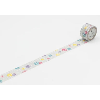 MT Fab Washi Tape FULL ROLL - Dot Punch, See-Thru, Die-Cut