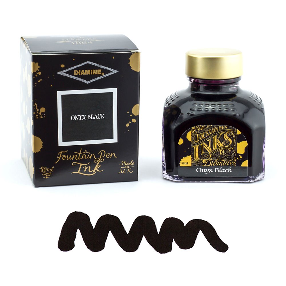 Diamine Fountain Pen Ink - Onyx Black