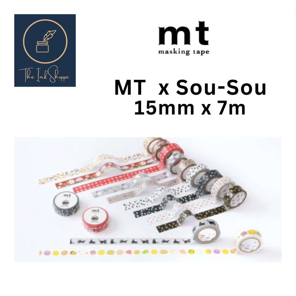 MT x Sou-Sou 15mm x 7m Washi Tape FULL ROLL