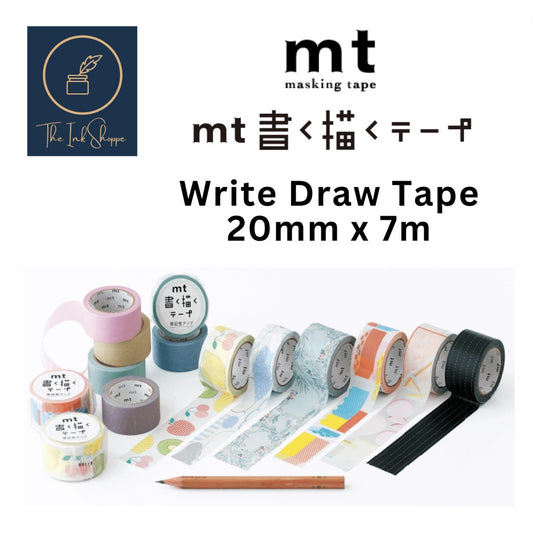 MT Write Draw Washi Tape FULL ROLL 20mm x 7m