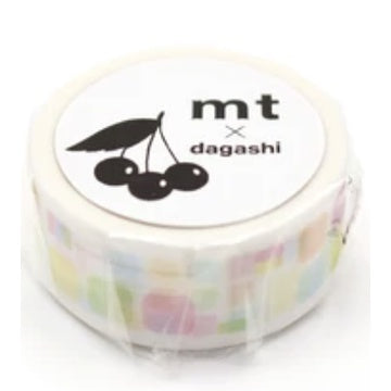 MT x Dagashi Washi Tape FULL ROLL 15mm x 3m, 18mm x 3m