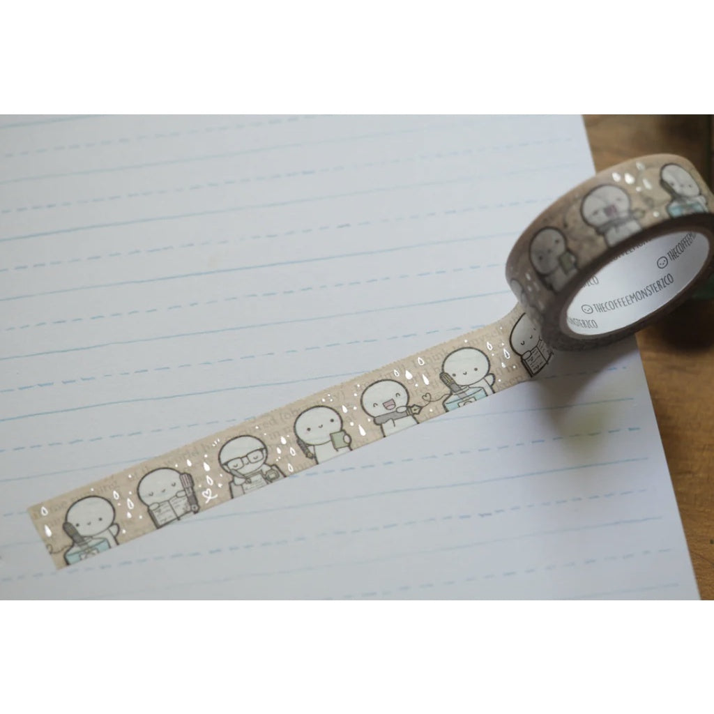 The Coffee Monsterz x Wonder Pens Washi Tape Limited Edition