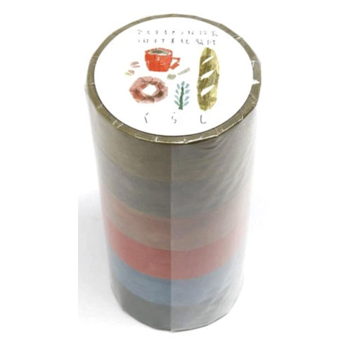 Saien Miki Tamura 6-Color Washi Tape Set