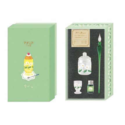 Adelia Retro x Ryu Ryu Glass Pen Set