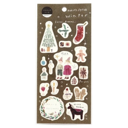 Saien Tamura Miki Agenda Stickers