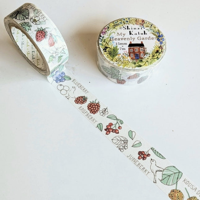 Shinzi Katoh My Heavenly Garden 15mm x 7m Washi Tape