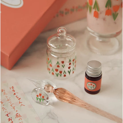 Adelia Retro x Ryu Ryu Glass Pen Set