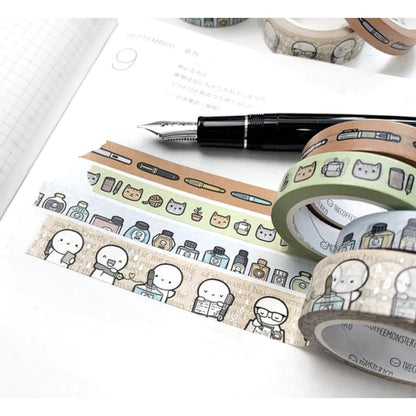 The Coffee Monsterz x Wonder Pens Washi Tape Limited Edition