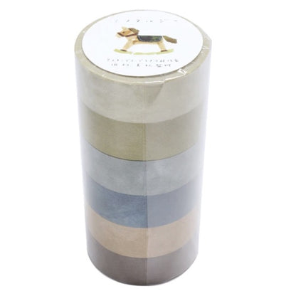 Saien Miki Tamura 6-Color Washi Tape Set