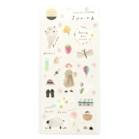 Saien Tamura Miki Agenda Stickers