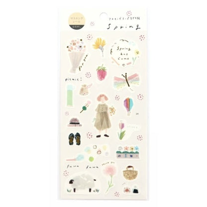 Saien Tamura Miki Agenda Stickers