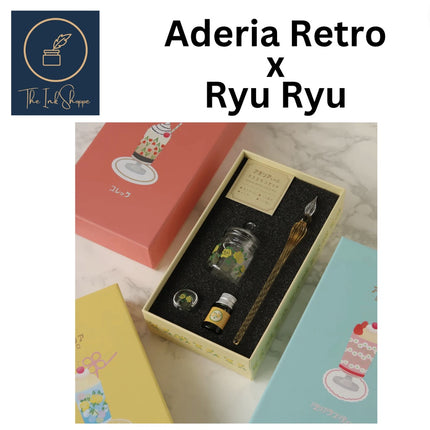 Adelia Retro x Ryu Ryu Glass Pen Set