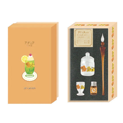 Adelia Retro x Ryu Ryu Glass Pen Set