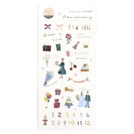 Saien Tamura Miki Agenda Stickers