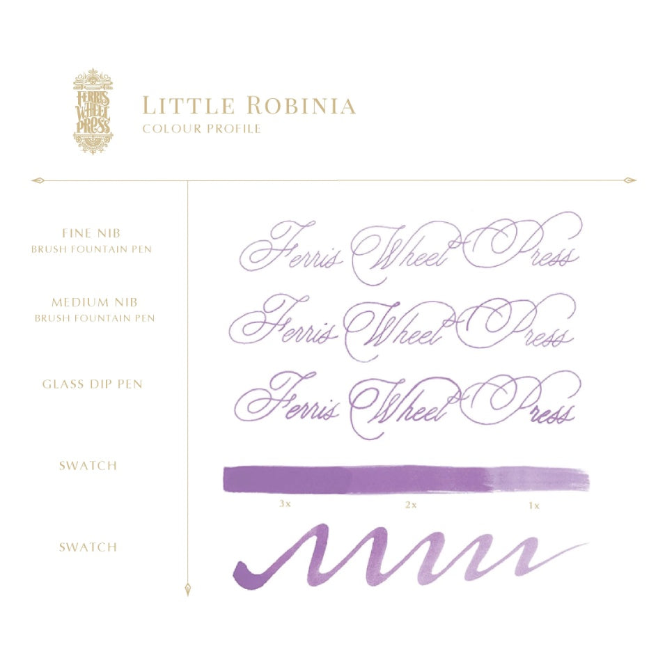 Ferris Wheel Press Fountain Pen Ink Charger Glass Vial (1 vial of 5mL)