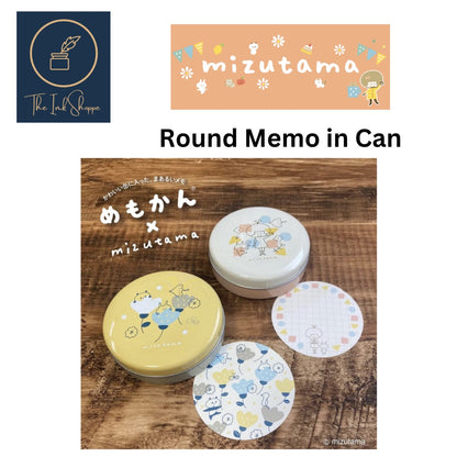 Mizutama Round Memo in Can