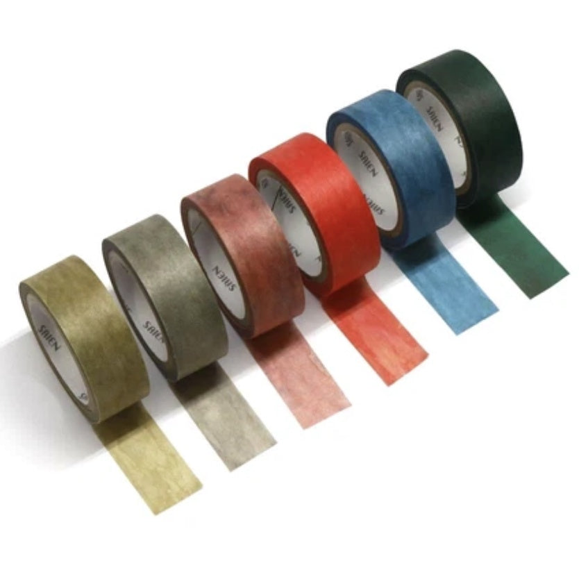 Saien Miki Tamura 6-Color Washi Tape Set