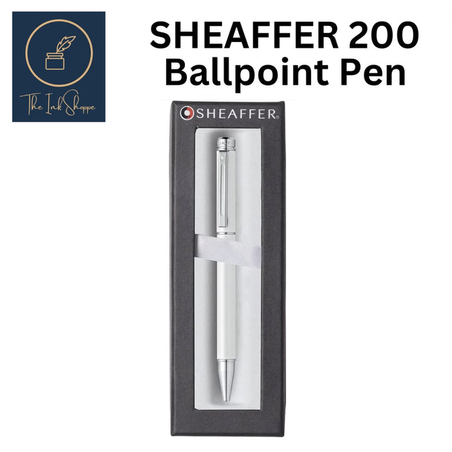 Sheaffer 200 Ballpoint Pen - Metallic White