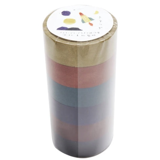 Saien Miki Tamura 6-Color Washi Tape Set