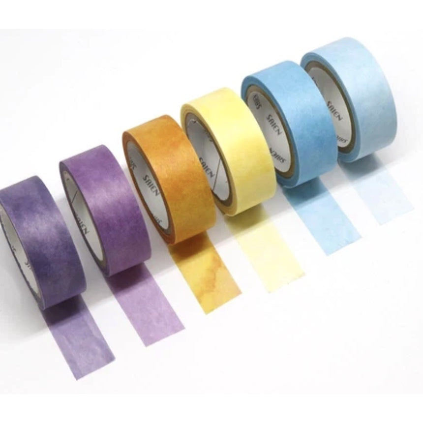 Saien Miki Tamura 6-Color Washi Tape Set