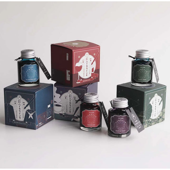 Teranishi Haikara Guitar Taisho Fountain Pen Ink Sample (3mL)