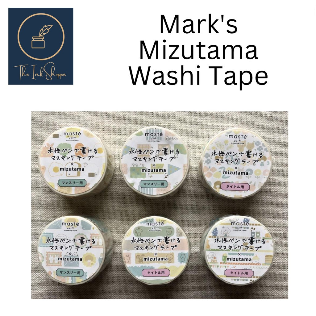 Mark's Mizutama Writable Washi Tape