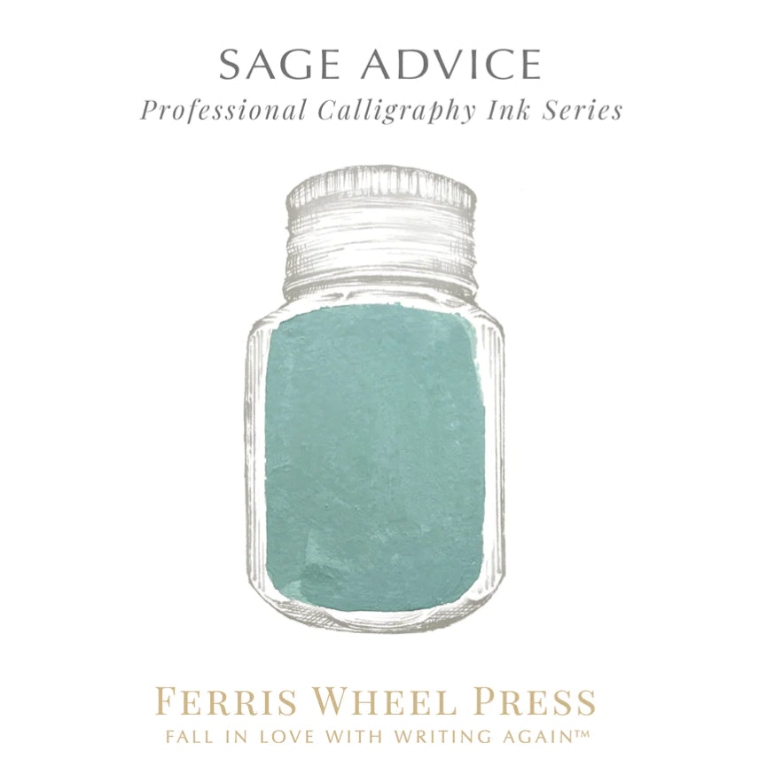 Ferris Wheel Press Professional Calligraphy Ink Series Ink Sample (3mL)