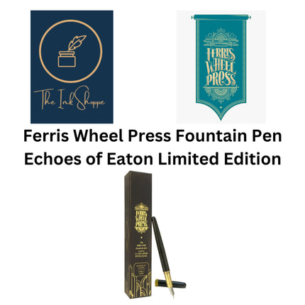 Ferris Wheel Press Brush Fountain Pen Limited Edition 2022 Echoes of Eaton Matte Black - FINE Nib