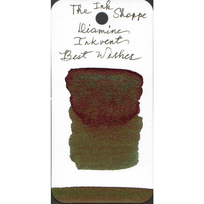 Diamine Inkvent 2022 Green Edition Fountain Pen Ink Samples (3mL)